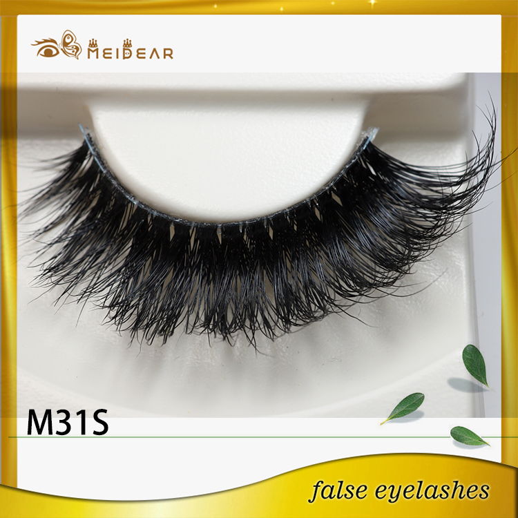 Wholesale dramatic mink  eyelashes with custom pacakging box